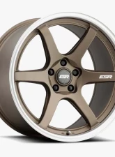 ESR Wheels AP6 Wheel 19x9.5 5x114.3 22mm Matte Bronze | Machined Lip                                     - 99551422 APX6MBRNZ-ML - Image 2