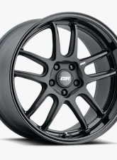 ESR Wheels AP8 Wheel 18x8.5 5x114.3 30mm Matte Black | Gloss Black                                     - 88551430 APX8MBLK-BL - Image 2