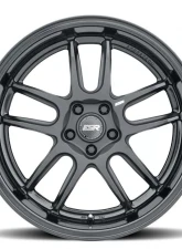 ESR Wheels AP8 Wheel 18x8.5 5x114.3 30mm Matte Black | Gloss Black                                     - 88551430 APX8MBLK-BL - Image 4