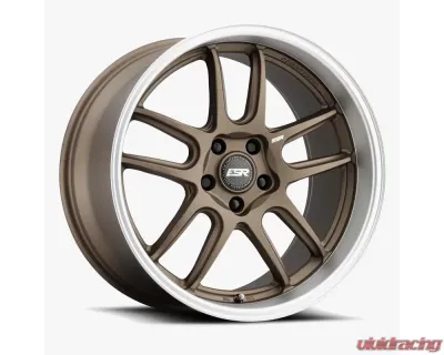 ESR Wheels AP8 Wheel 19x11 5x114.3 22mm Matte Bronze | Machined Lip - 91151422 APX8MBRNZ-ML