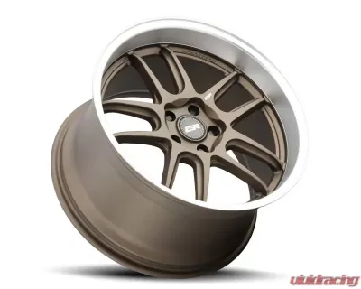 ESR Wheels AP8 Wheel 19x11 5x114.3 22mm Matte Bronze | Machined Lip - 91151422 APX8MBRNZ-ML