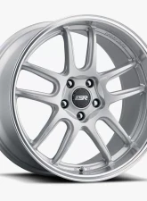 ESR Wheels AP8 Wheel 18x8.5 5x114.3 30mm Hyper Silver | Machined Lip                                     - 88551430 APX8HS-ML - Image 2