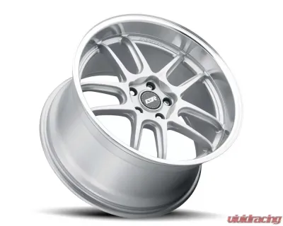 ESR Wheels AP8 Wheel 18x8.5 5x114.3 30mm Hyper Silver | Machined Lip - 88551430 APX8HS-ML