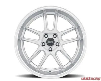 ESR Wheels AP8 Wheel 18x8.5 5x114.3 30mm Hyper Silver | Machined Lip - 88551430 APX8HS-ML
