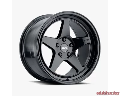 ESR Wheels CR5 Wheel 18x9.5 5x100 22mm Gloss Black | Gloss Black - 89550022 CR5GBLK