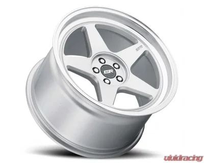 ESR Wheels CR5 Wheel 18x8.5 5X114.3 30mm Hyper Silver | Machined Lip - 88552030 CR5HS-ML 5X114