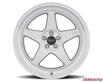 ESR Wheels CR5 Wheel 18x8.5 5X114.3 30mm Hyper Silver | Machined Lip - 88552030 CR5HS-ML 5X114