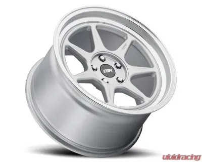 ESR Wheels CR7 Wheel 18x10.5 5x112 15mm Hyper Silver | Machined Lip - 80551415 CR7HS-ML 5X112