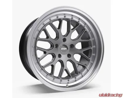 ESR Wheels CS01 Wheel 18x10.5 5x112 22mm Matte Graphite | Machined Lip - 80551422 CS01MGR-ML 5X112