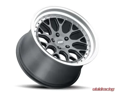 ESR Wheels CS01 Wheel 18x10.5 5x112 22mm Matte Graphite | Machined Lip - 80551422 CS01MGR-ML 5X112