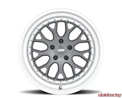 ESR Wheels CS01 Wheel 18x10.5 5x112 22mm Matte Graphite | Machined Lip - 80551422 CS01MGR-ML 5X112