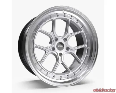 ESR Wheels CS2 Wheel 18x10.5 5x114.3 22mm Hyper Silver | Machined Lip - 80551422 CS2HS-ML