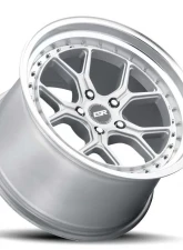 ESR Wheels CS2 Wheel 18x10.5 5x114.3 22mm Hyper Silver | Machined Lip                                     - 80551422 CS2HS-ML - Image 3