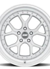 ESR Wheels CS2 Wheel 18x10.5 5x114.3 22mm Hyper Silver | Machined Lip                                     - 80551422 CS2HS-ML - Image 4