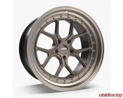 ESR Wheels CS2 Wheel 18x10.5 5x114.3 22mm Matte Bronze | Machined Lip - 80551422 CS2MBRNZ-ML