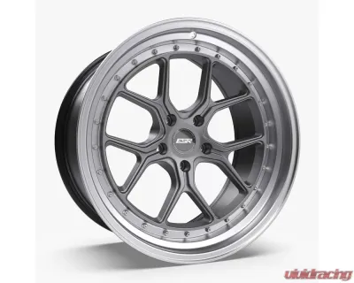 ESR Wheels CS2 Wheel 18x10.5 5x120 22mm Matte Graphite | Machined Lip - 80551422 CS2MGR-ML 5X120