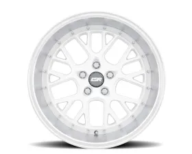 ESR Wheels CS11 Wheel 18x8.5 5x120 30mm Gloss White | Machined Lip