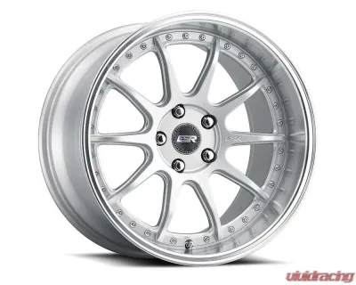 ESR Wheels CS12 Wheel 18x8.5 5x110 30mm Hyper Silver | Machined Lip - 88551430 CS12HS-ML 5X110