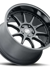 ESR Wheels CS12 Wheel 18x10.5 5x114.3 22mm Matte Black | Gloss Black                                     - 80551422 CS12MBLK-BLK - Image 3