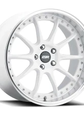 ESR Wheels CS12 Wheel 18x10.5 5x112 22mm Gloss White | Machined Lip                                     - 80551422 CS12WHT-ML 5x112 - Image 2