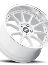 ESR Wheels CS12 Wheel 18x10.5 5x112 22mm Gloss White | Machined Lip                                     - 80551422 CS12WHT-ML 5x112 - Image 3