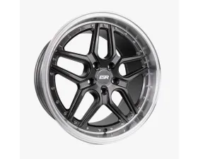 ESR Wheels CS15 Wheel 18x8.5 5x112 35mm Gloss Graphite | Machined Lip