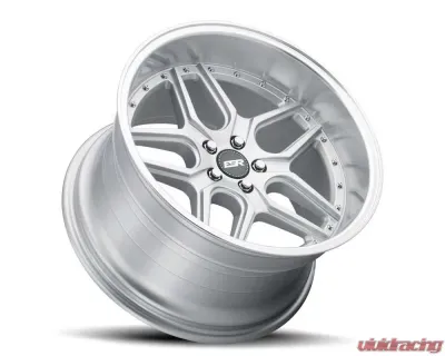 ESR Wheels CS15 Wheel 19x8.5 5x108 30mm Hyper Silver | Machined Lip - 98551430 CS15HS-ML 5X108