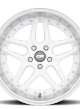 ESR Wheels CS15 Wheel 18x8.5 5x108 30mm Gloss White | Machined Lip                                     - 88551430 CS15WHT-ML 5X108 - Image 4
