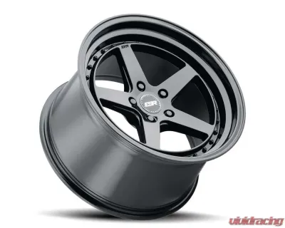 ESR Wheels CS5 Wheel 18x10.5 5x108 22mm Gloss Black | Gloss Black - 80551422 CS5GBLK 5X108
