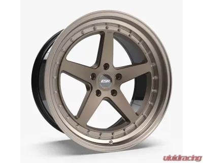 ESR Wheels CS5 Wheel 18x10.5 5x115 22mm Matte Bronze | Machined Lip - 80551422 CS5MBRNZ-ML 5X115