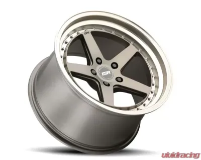 ESR Wheels CS5 Wheel 18x10.5 5x115 22mm Matte Bronze | Machined Lip - 80551422 CS5MBRNZ-ML 5X115