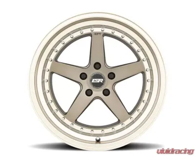 ESR Wheels CS5 Wheel 18x10.5 5x115 22mm Matte Bronze | Machined Lip - 80551422 CS5MBRNZ-ML 5X115