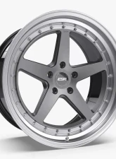 ESR Wheels CS5 Wheel 18x10.5 5x120 22mm Matte Graphite | Machined Lip                                     - 80551422 CS5MGR-ML 5X120 - Image 2