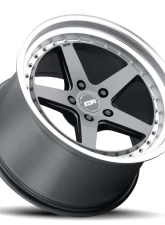 ESR Wheels CS5 Wheel 18x10.5 5x120 22mm Matte Graphite | Machined Lip                                     - 80551422 CS5MGR-ML 5X120 - Image 3