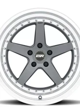 ESR Wheels CS5 Wheel 18x10.5 5x120 22mm Matte Graphite | Machined Lip                                     - 80551422 CS5MGR-ML 5X120 - Image 4
