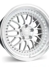 ESR Wheels SR01 Wheel 18x9.5 5x120 15mm Hyper Silver | Machined Lip                                     - 89551415 SR01HS-ML 5X120 - Image 4