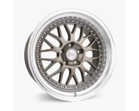 ESR Wheels SR01 Wheel 18x8.5 5x100 30mm Matte Bronze | Machined Lip