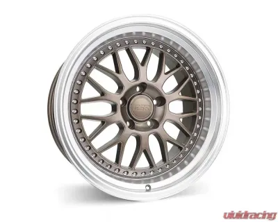 ESR Wheels SR01 Wheel 18x10.5 5x108 22mm Matte Bronze | Machined Lip - 80551422 SR01MBRNZ-ML 5X108