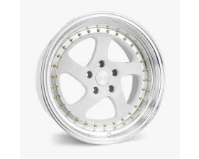 ESR Wheels SR02 Wheel 18x10.5 5x108 22mm Gloss White | Machined Lip