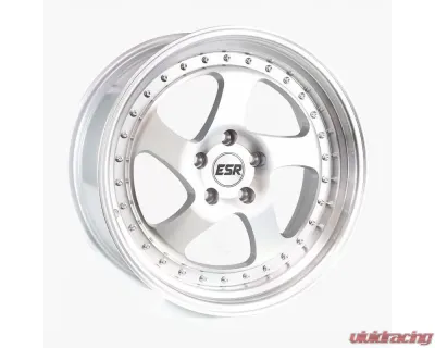 ESR Wheels SR02 Wheel 18x10.5 5x120 22mm Machined Face | Machined Lip - 80551422 SR02MF-ML 5X120