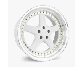 ESR Wheels SR04 Wheel 18x10.5 5x108 22mm Gloss White | Machined Lip