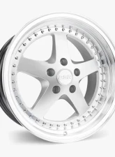 ESR Wheels SR04 Wheel 18x10.5 5x108 22mm Hyper Silver | Machined Lip                                     - 80551422 SR04HS-ML 5X108 - Image 2