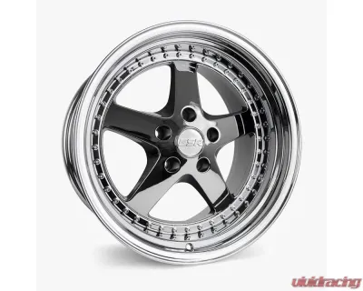 ESR Wheels SR04 Wheel 18x8.5 5x105 30mm Vacuum Black Chrome | Vacuum Black Chrome - 88550030 SR04BLCHR 5X105