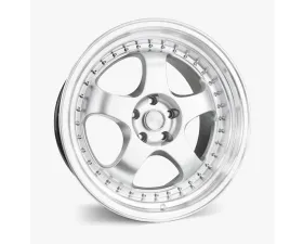 ESR Wheels SR06 Wheel 18x8.5 5x100 30mm Hyper Silver | Machined Lip