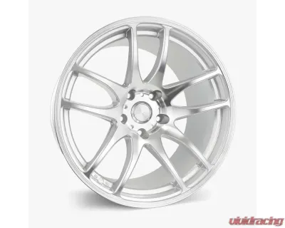 ESR Wheels SR08 Wheel 18x10.5 5x108 15mm Hyper Silver | Machined Lip - 80551415 SR08MF 5X108