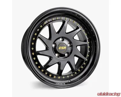 ESR Wheels SR09 Wheel 18x8.5 5x120 30mm Gloss Black | Gloss Black - 88551430 SR09GBLK 5X120