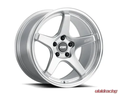 ESR Wheels AP5C Wheel 18x9.5 5x120 35mm Hyper Silver | Machined Lip - 89551435apx5chs-ml5x120