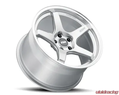 ESR Wheels AP5C Wheel 18x9.5 5x120 35mm Hyper Silver | Machined Lip - 89551435apx5chs-ml5x120