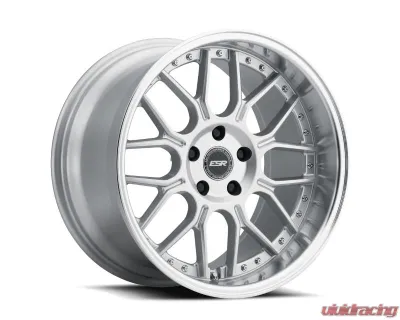 ESR Wheels CS18 Wheel 18x9.5 5x114.3 +22 72.56 Hyper Silver Machine Lip - 89551422 CS18HS-ML