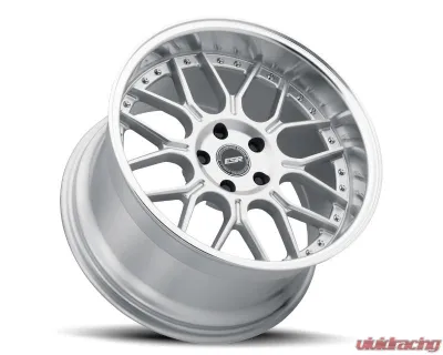 ESR Wheels CS18 Wheel 18x9.5 5x114.3 +22 72.56 Hyper Silver Machine Lip - 89551422 CS18HS-ML